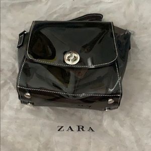 Zara Grey Clear Jelly crossbody